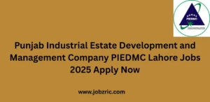 Punjab Industrial Estate Development and Management Company PIEDMC Lahore Jobs 2025 Apply Now